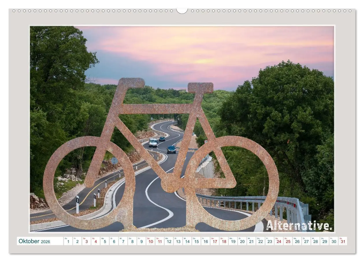 Bild: 9783457461259 | Das Fahrrad als ... (hochwertiger Premium Wandkalender 2026 DIN A2...