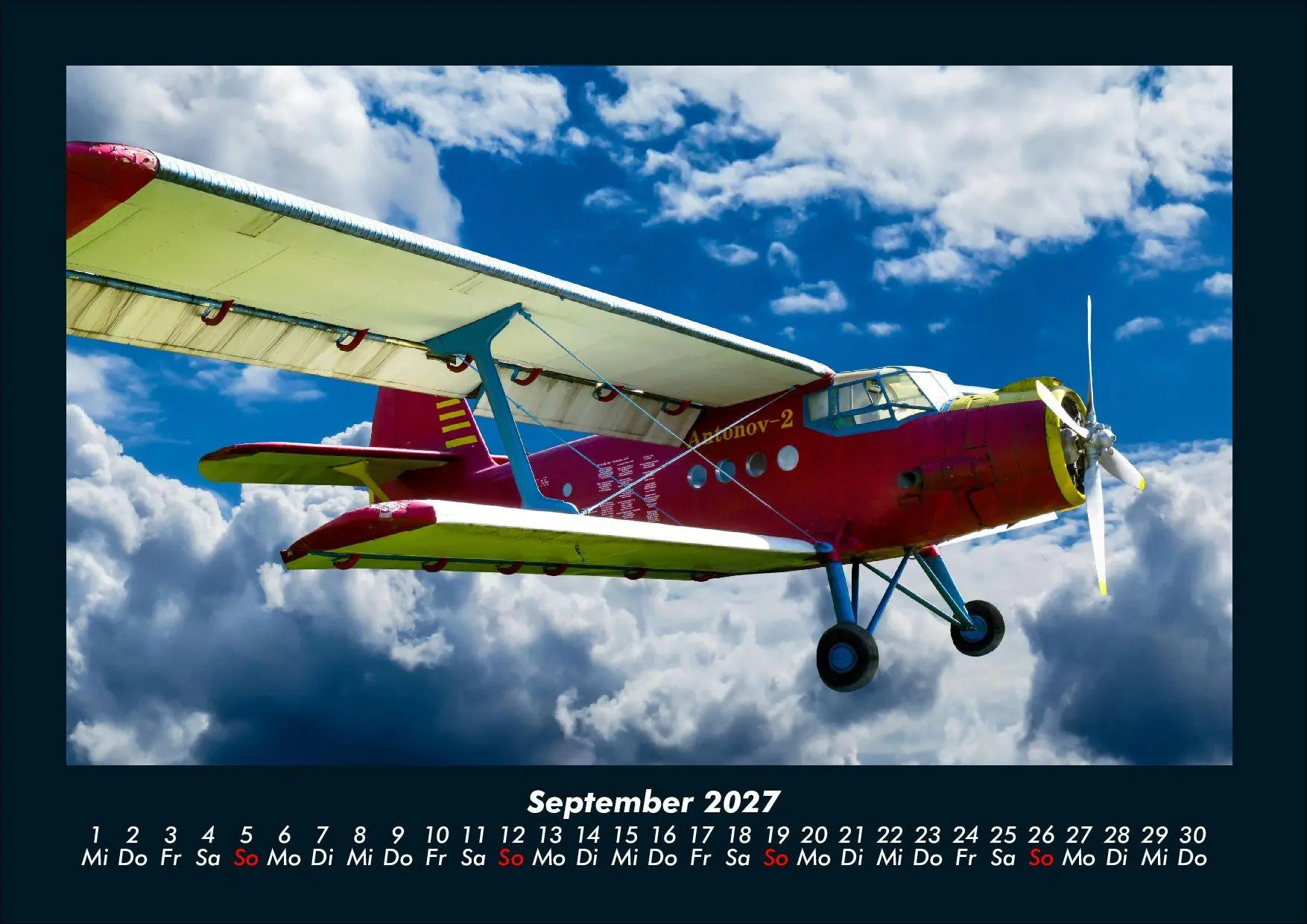 Bild: 9783695441259 | Flugzeuge 2027 Fotokalender DIN A4 | Tobias Schmitt (u. a.) | Kalender