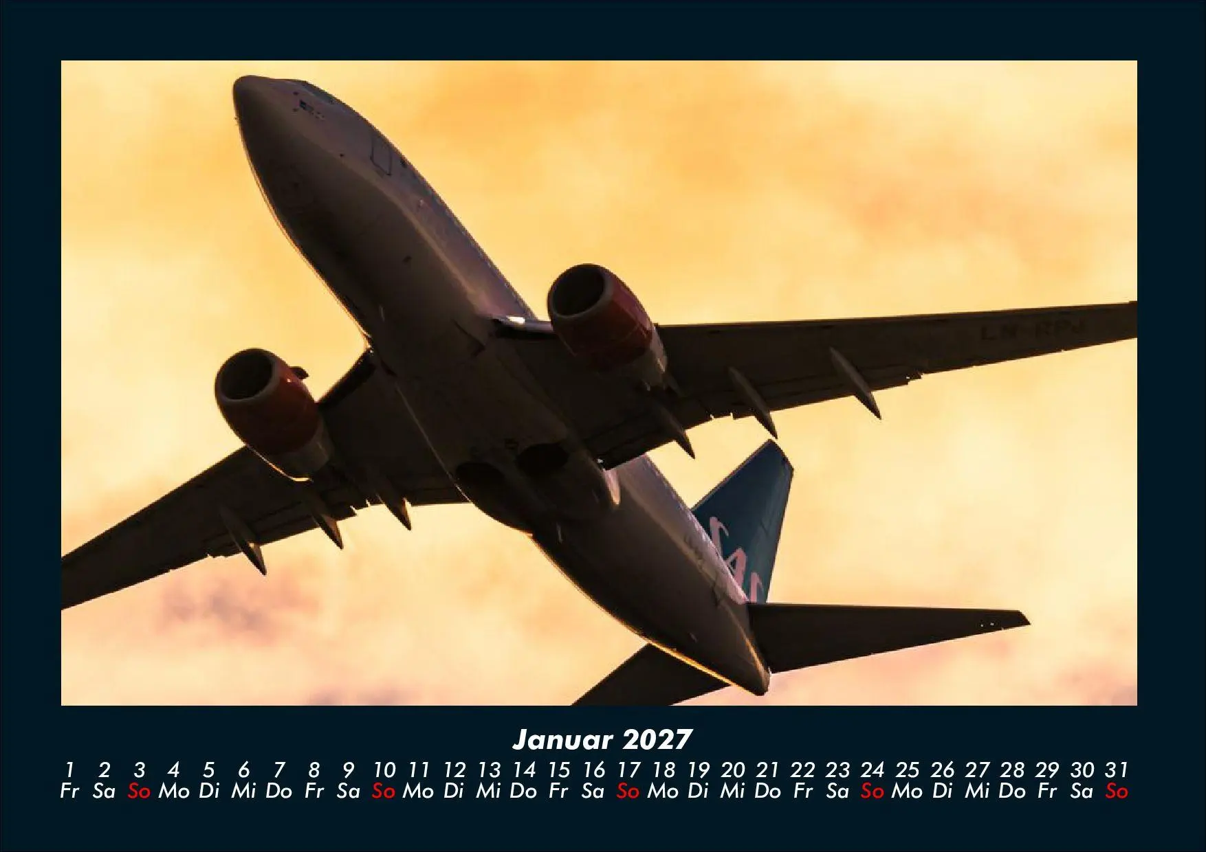 Bild: 9783695441259 | Flugzeuge 2027 Fotokalender DIN A4 | Tobias Schmitt (u. a.) | Kalender