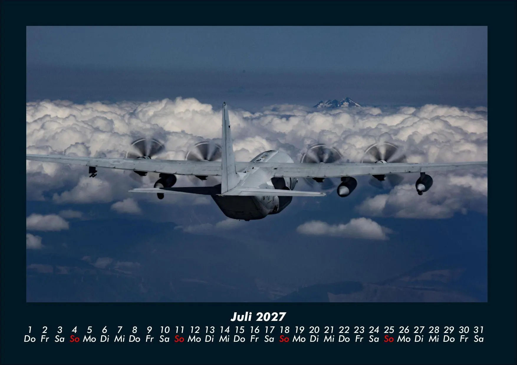 Bild: 9783695441259 | Flugzeuge 2027 Fotokalender DIN A4 | Tobias Schmitt (u. a.) | Kalender