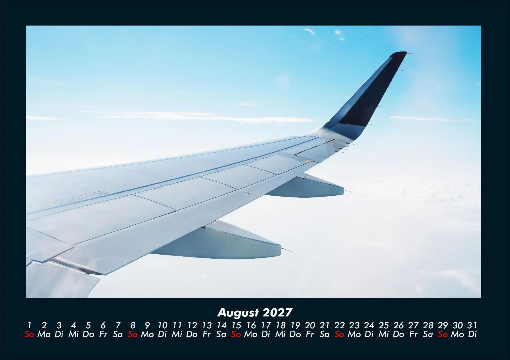 Bild: 9783695441259 | Flugzeuge 2027 Fotokalender DIN A4 | Tobias Schmitt (u. a.) | Kalender
