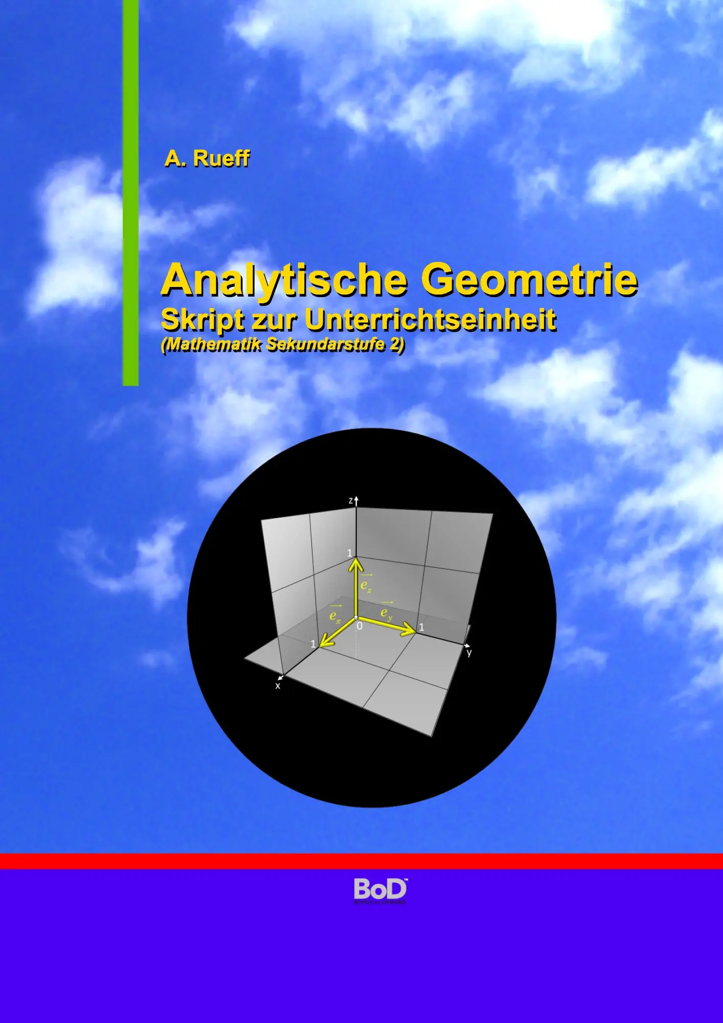Cover: 9783734731259 | Analytische Geometrie | A. Rueff | Taschenbuch | 60 S. | Deutsch