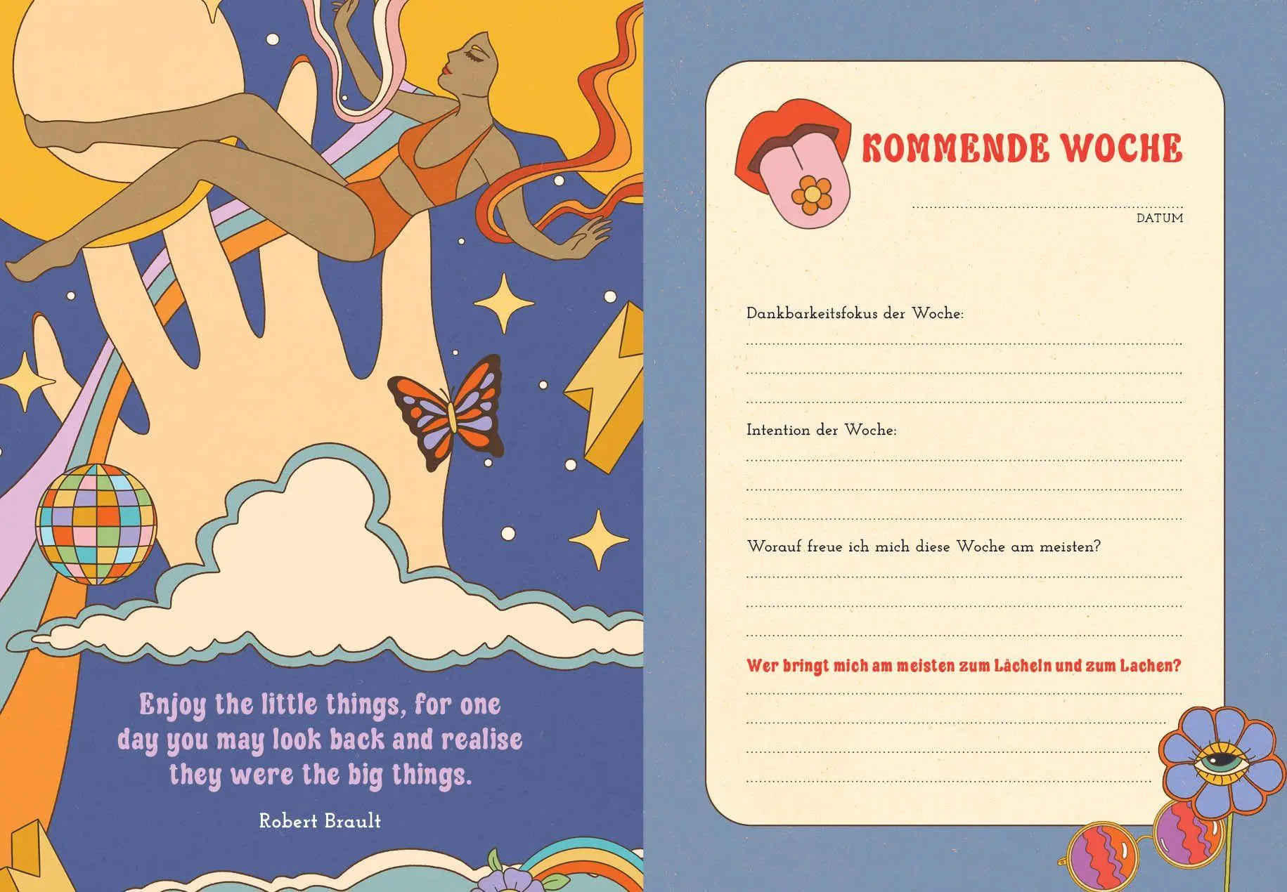 Bild: 9783745931259 | Daily Gratitude Journal - Das farbenfrohe Dankbarkeits-Tagebuch,...