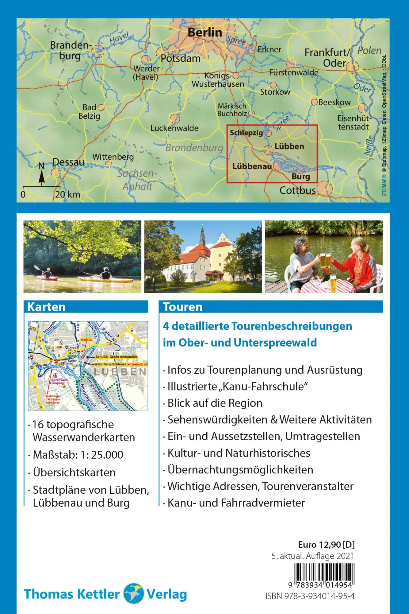 Rückseite: 9783985131259 | Kanu Kompakt Spreewald | Michael Hennemann | Taschenbuch | 112 S.