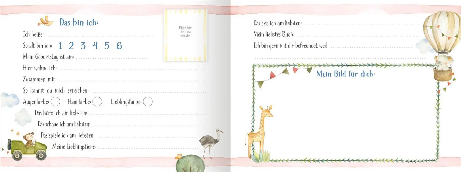 Bild: 4014489131359 | Alle meine Freunde - Safari | Buch | 80 S. | Deutsch | 2024