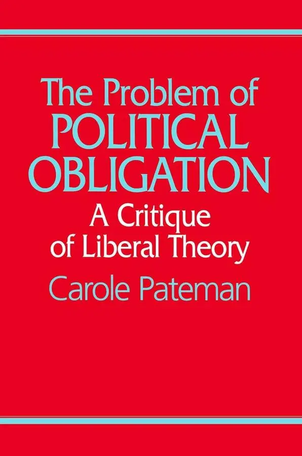 Cover: 9780745601359 | The Problem of Political Obligation | Carole Pateman | Taschenbuch