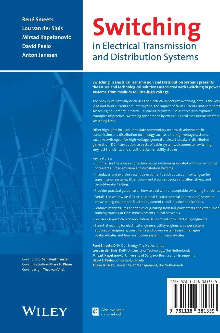 Rückseite: 9781118381359 | Switching in Electrical Transmission and Distribution Systems | Buch