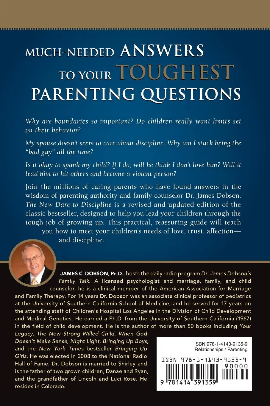 Rückseite: 9781414391359 | The New Dare to Discipline | James C. Dobson | Taschenbuch | Englisch