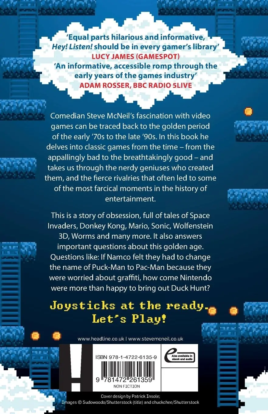 Rückseite: 9781472261359 | Hey! Listen! | A journey through the golden era of video games | Buch