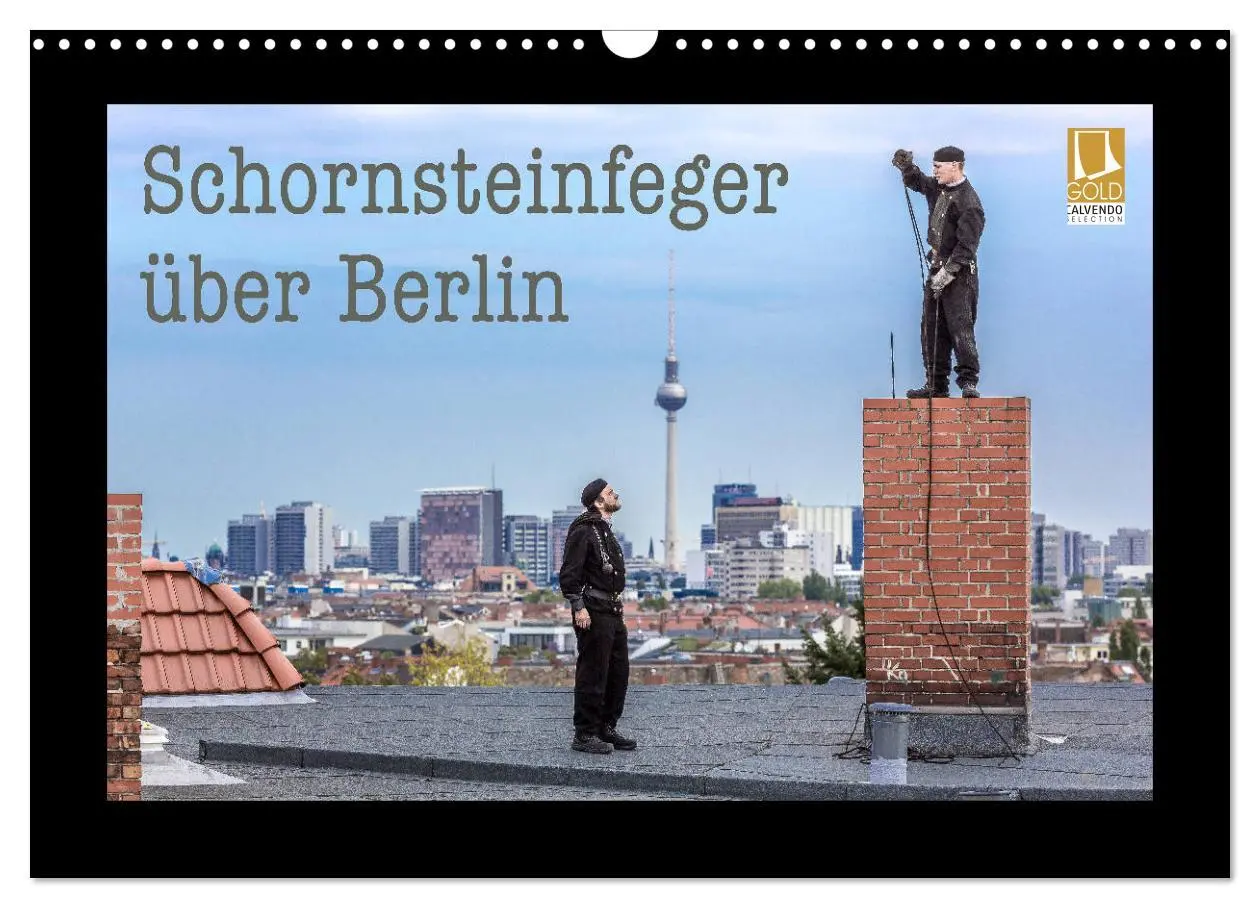 Cover: 9783457831359 | Schornsteinfeger über Berlin 2026 (Wandkalender 2026 DIN A3 quer),...