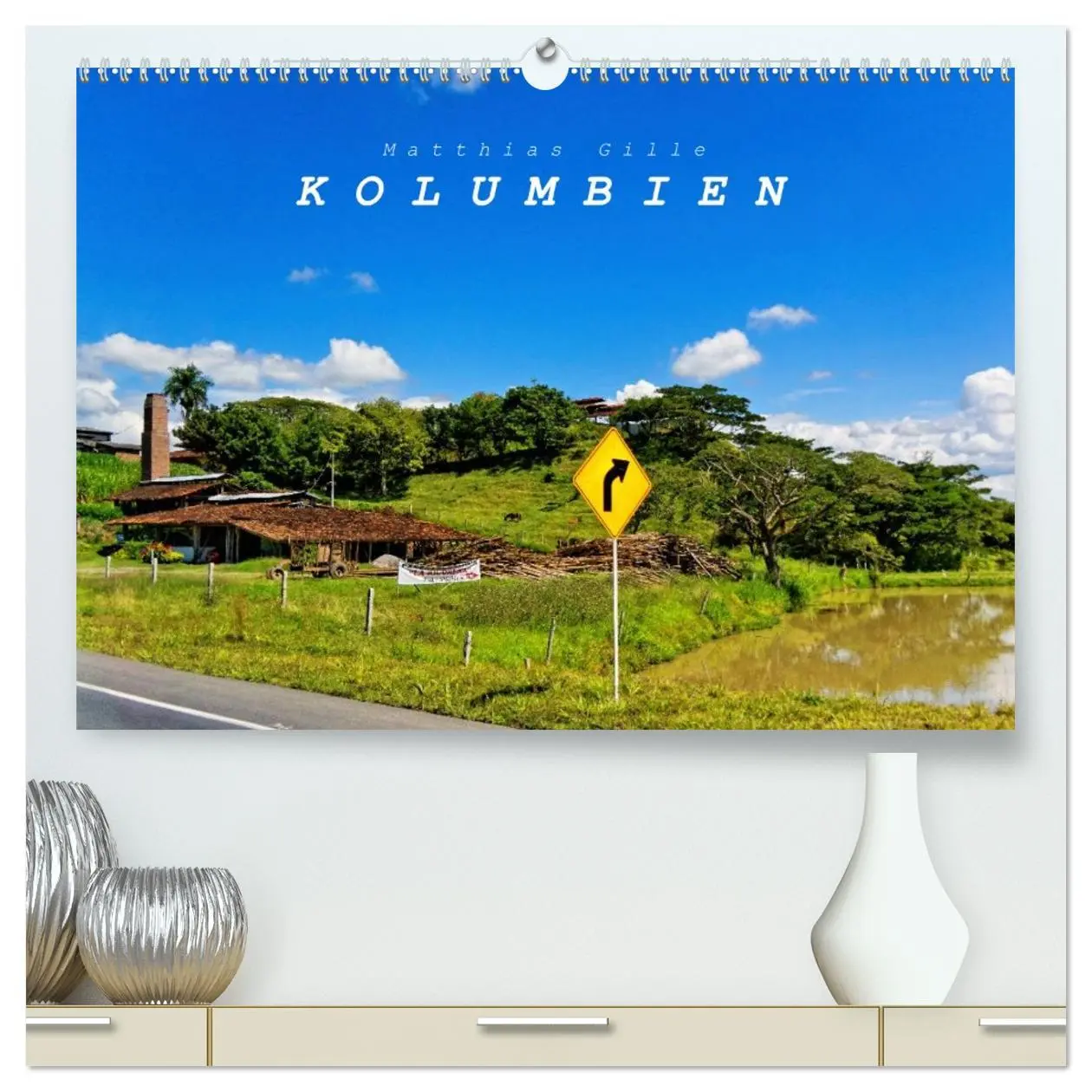 Cover: 9783516161359 | Kolumbien (hochwertiger Premium Wandkalender 2026 DIN A2 quer),...