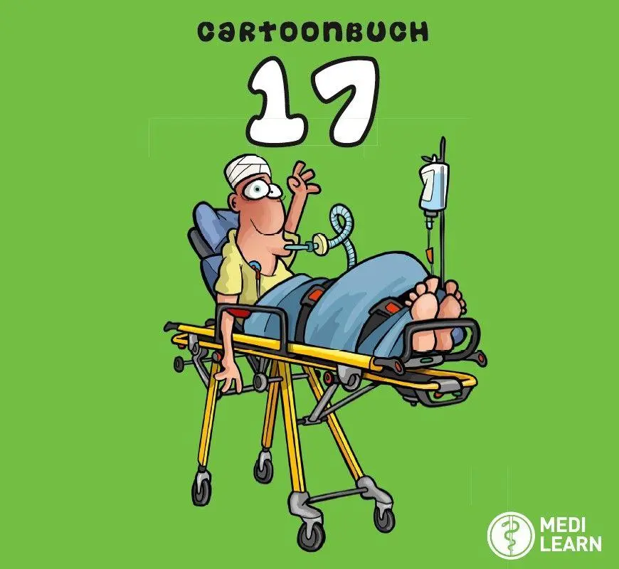 Cover: 9783956581359 | Cartoonbuch 17 | Medizinische Cartoons von Daniel Lüdeling | GbR