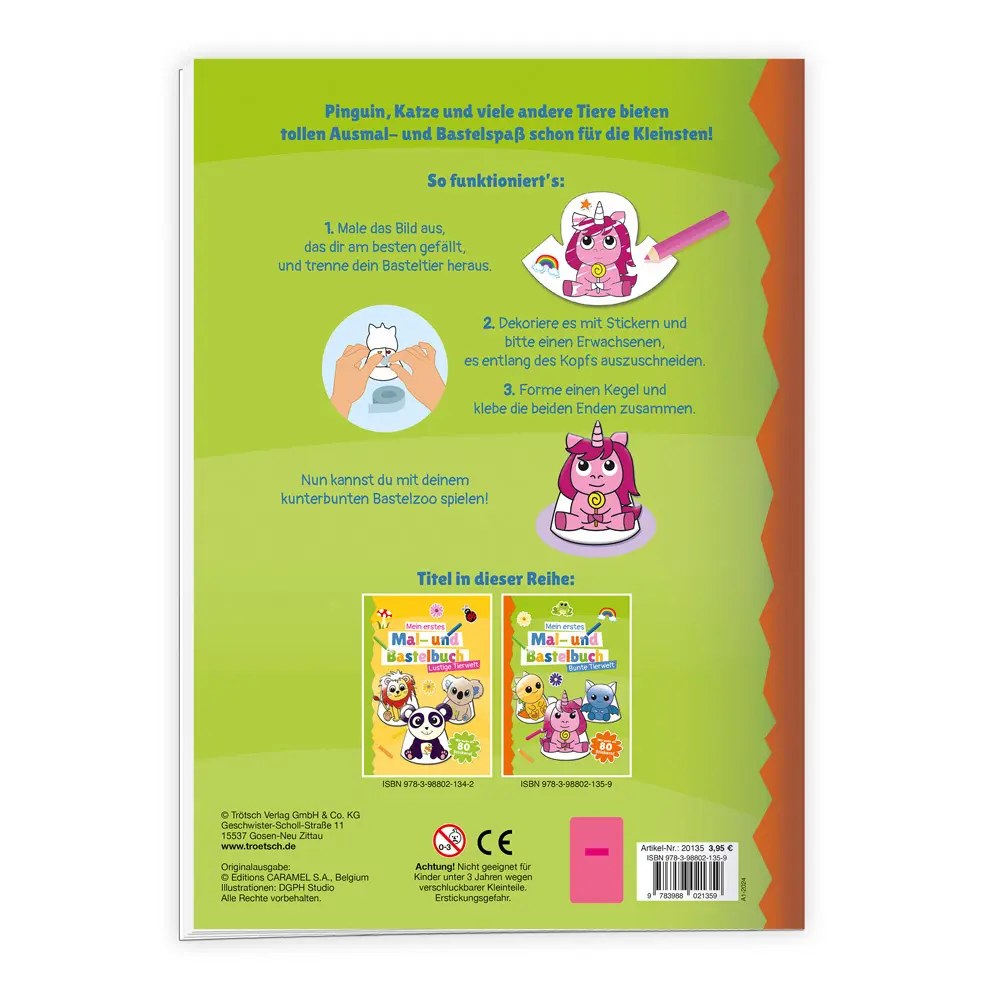 Bild: 9783988021359 | Trötsch Malbuch Bastelbuch Mein erstes Mal- und Bastelbuch Bunte...