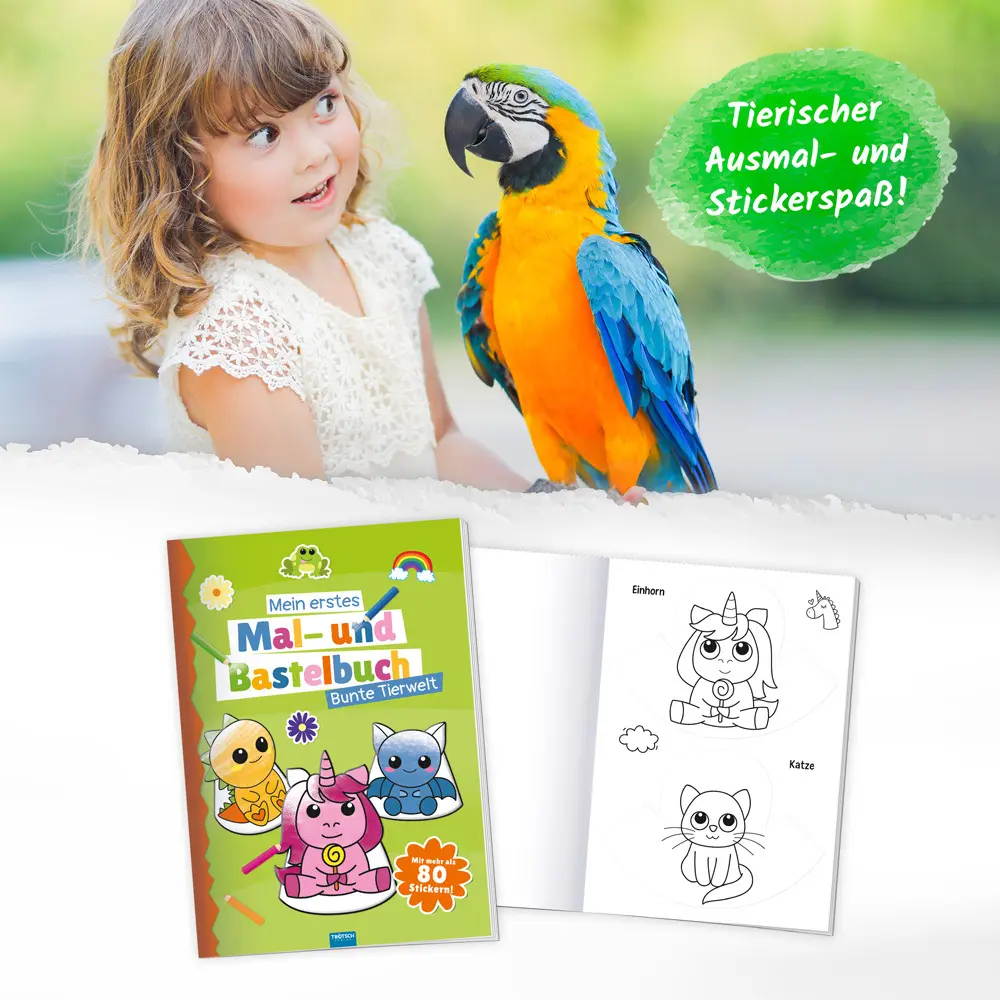 Bild: 9783988021359 | Trötsch Malbuch Bastelbuch Mein erstes Mal- und Bastelbuch Bunte...