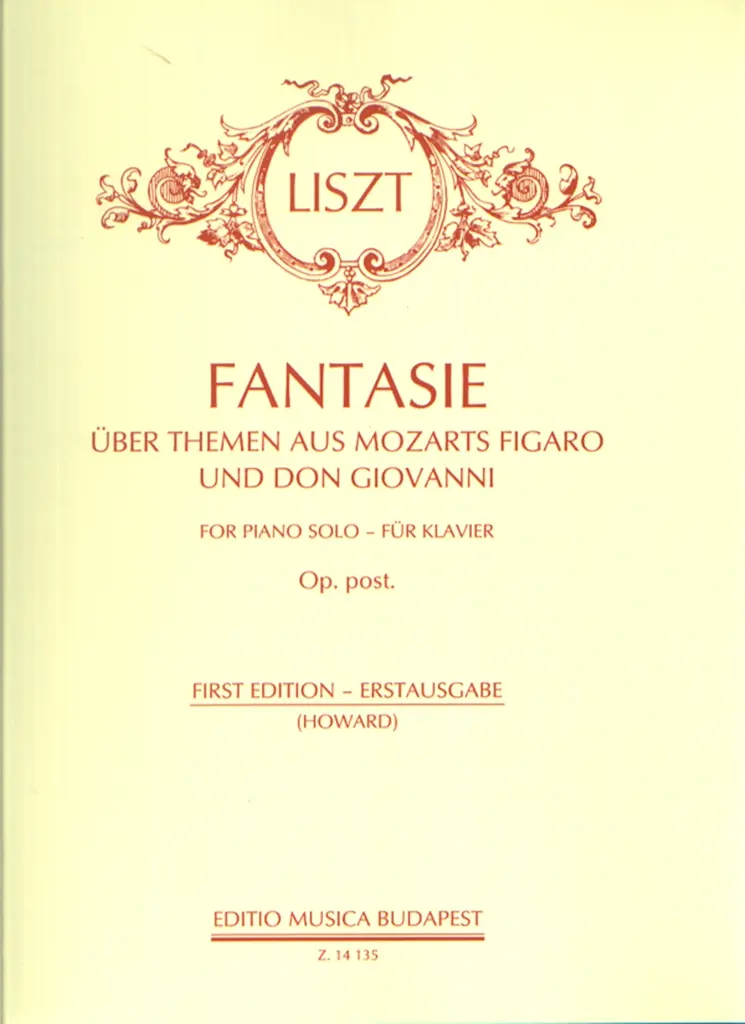 Cover: 9790080141359 | Fantasie über Mozarts Figaro und Don Giovanni oppost. für Klavier