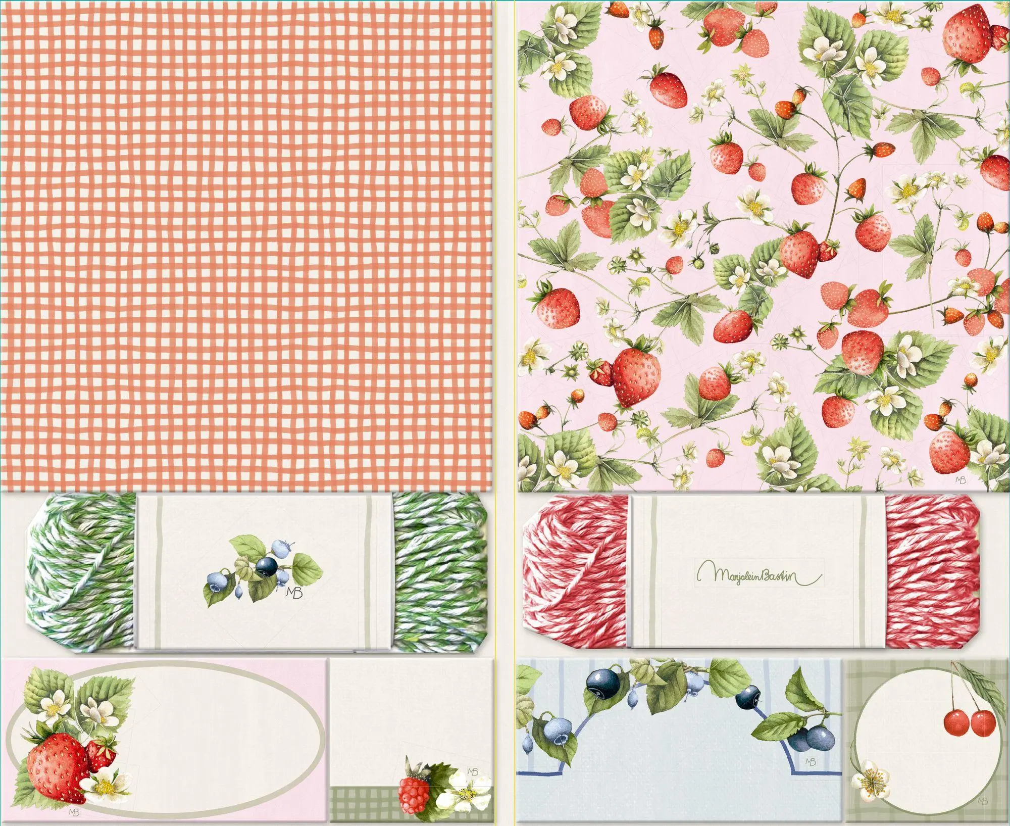 Bild: 4041433881459 | Marmeladen-Deko-Set - Cottage Garden | mit Deckchen, Etiketten &amp; Garn