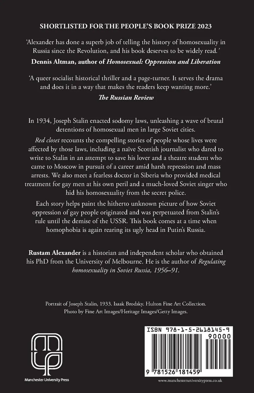 Rückseite: 9781526181459 | Red Closet | The Hidden History of Gay Oppression in the USSR | Buch