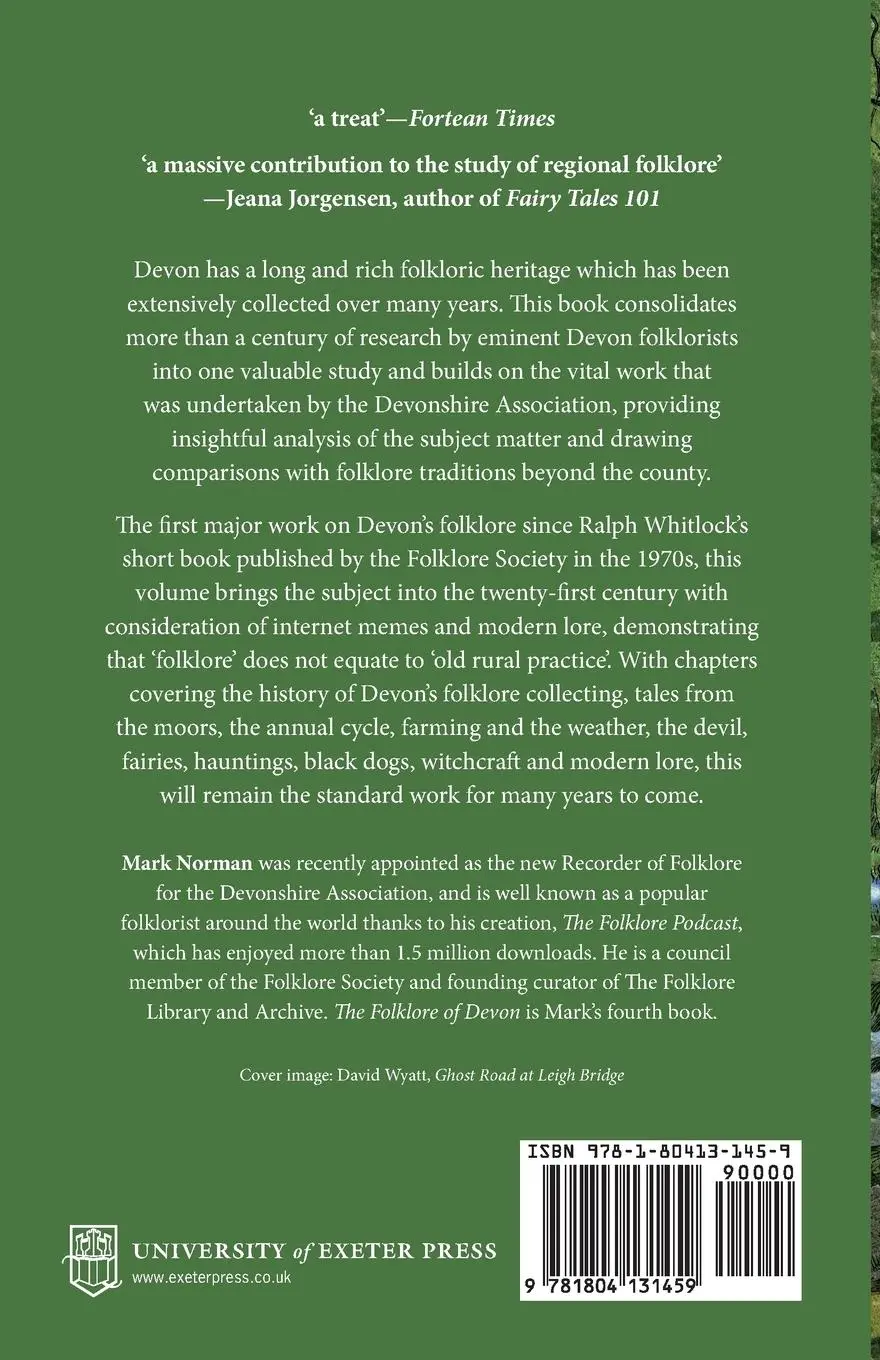 Rückseite: 9781804131459 | The Folklore of Devon | Mark Norman | Taschenbuch | Englisch | 2024