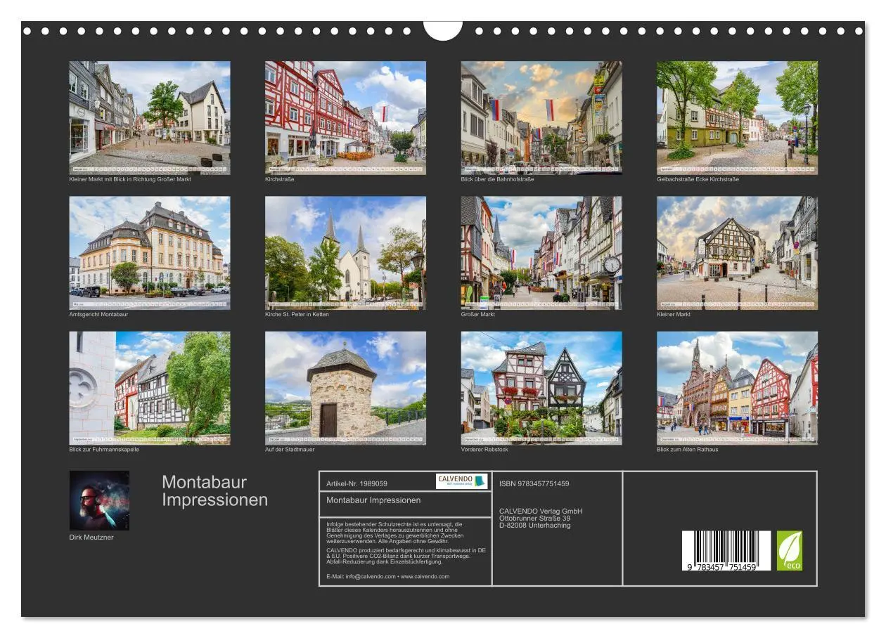 Bild: 9783457751459 | Montabaur Impressionen (Wandkalender 2026 DIN A3 quer), CALVENDO...