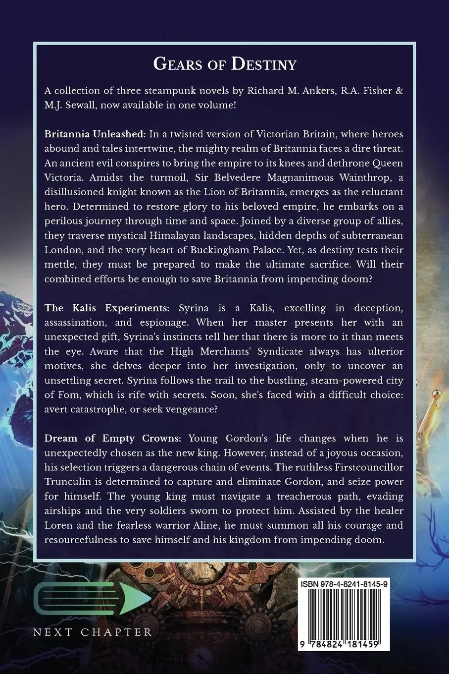 Rückseite: 9784824181459 | Gears of Destiny | A Steampunk Novel Collection | Ankers (u. a.)