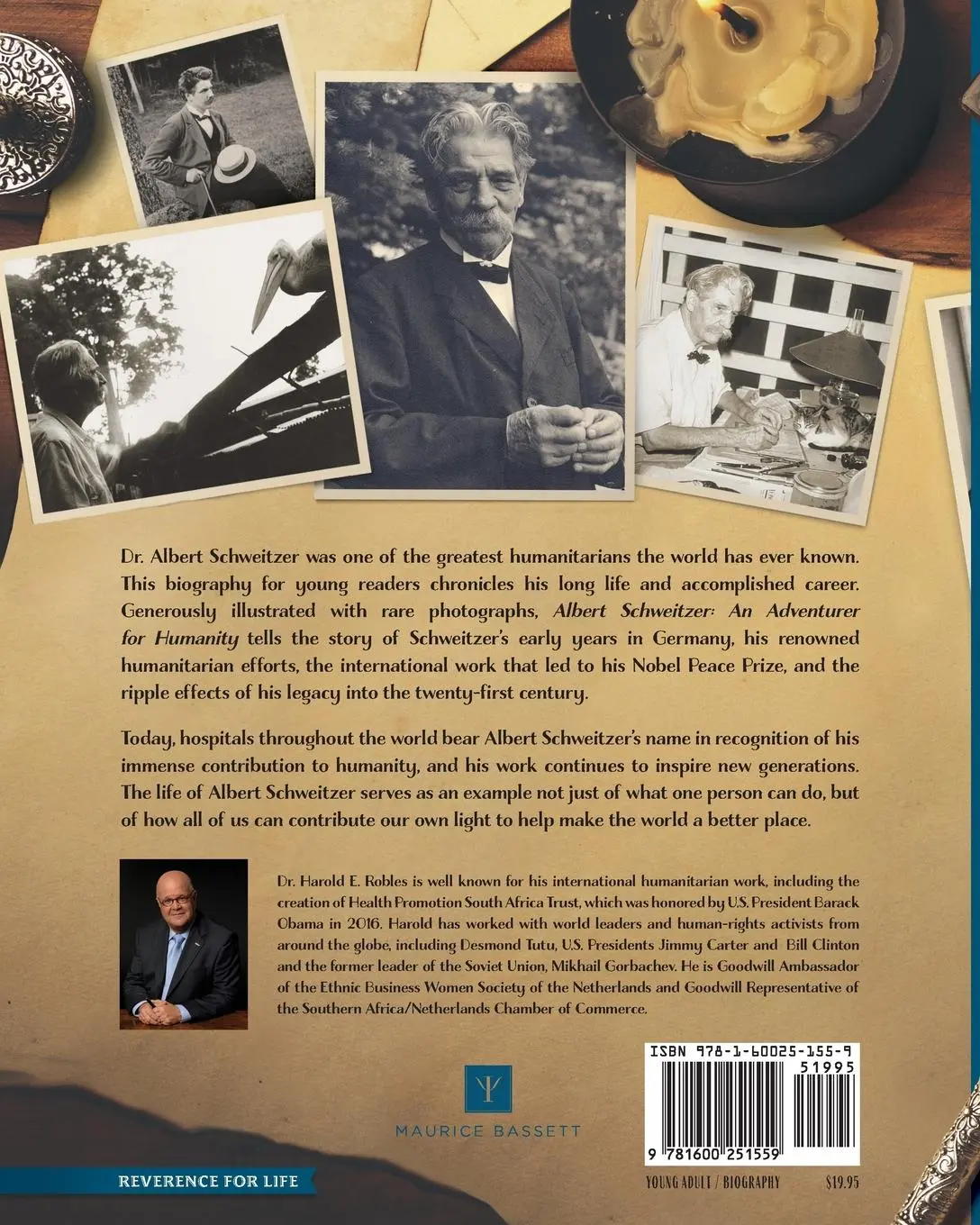 Rückseite: 9781600251559 | Albert Schweitzer | An Adventurer for Humanity | Harold E. Robles