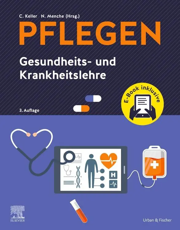 Cover: 9783437251559 | PFLEGEN Gesundheits- und Krankheitslehre + E-Book | Keller (u. a.)