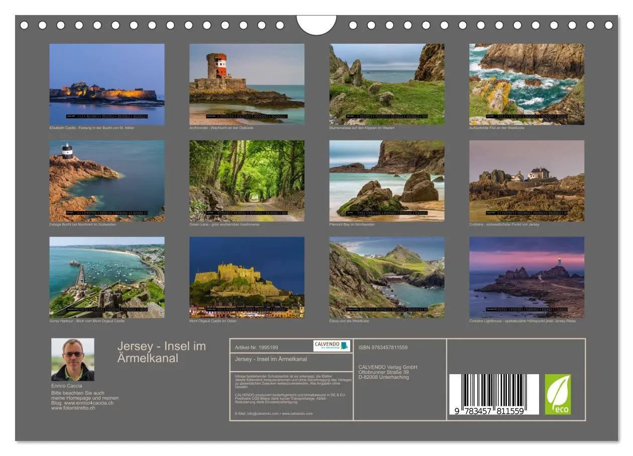 Bild: 9783457811559 | Jersey - Insel im Ärmelkanal (Wandkalender 2026 DIN A4 quer),...
