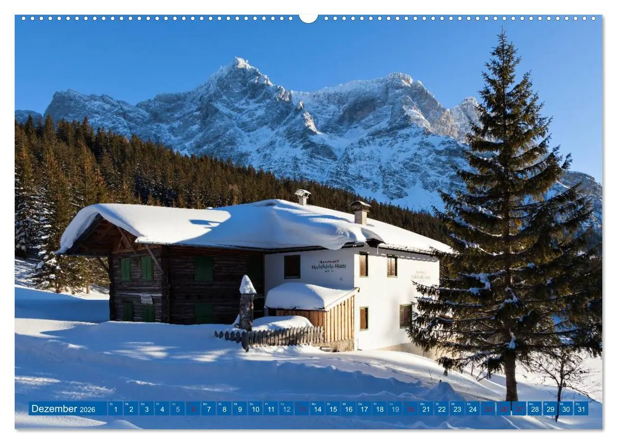 Bild: 9783516211559 | Rund um die Zugspitze (hochwertiger Premium Wandkalender 2026 DIN...