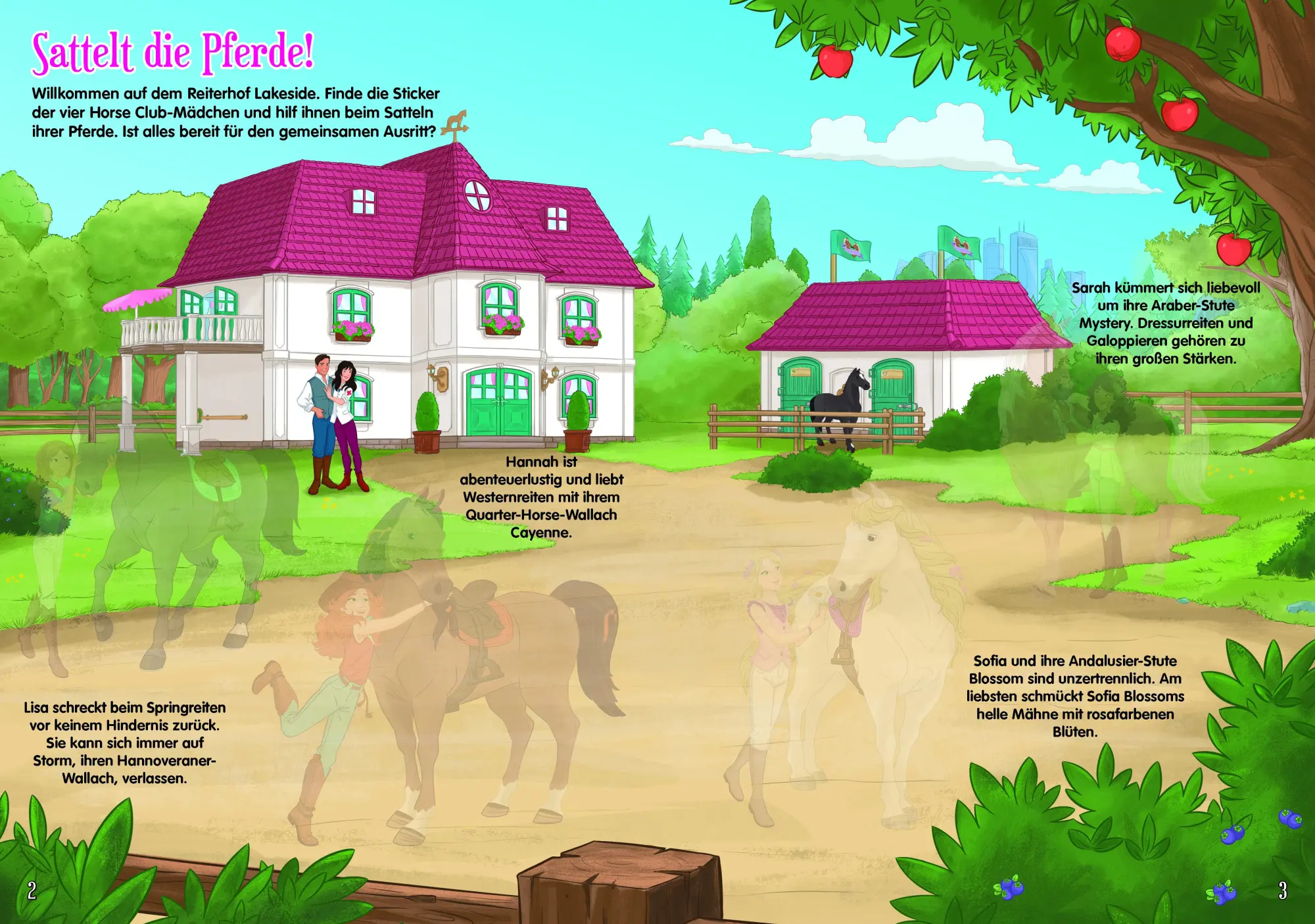 Bild: 9783960801559 | SCHLEICH® Horse Club - Stickerbuch für Pferdefreunde | Broschüre