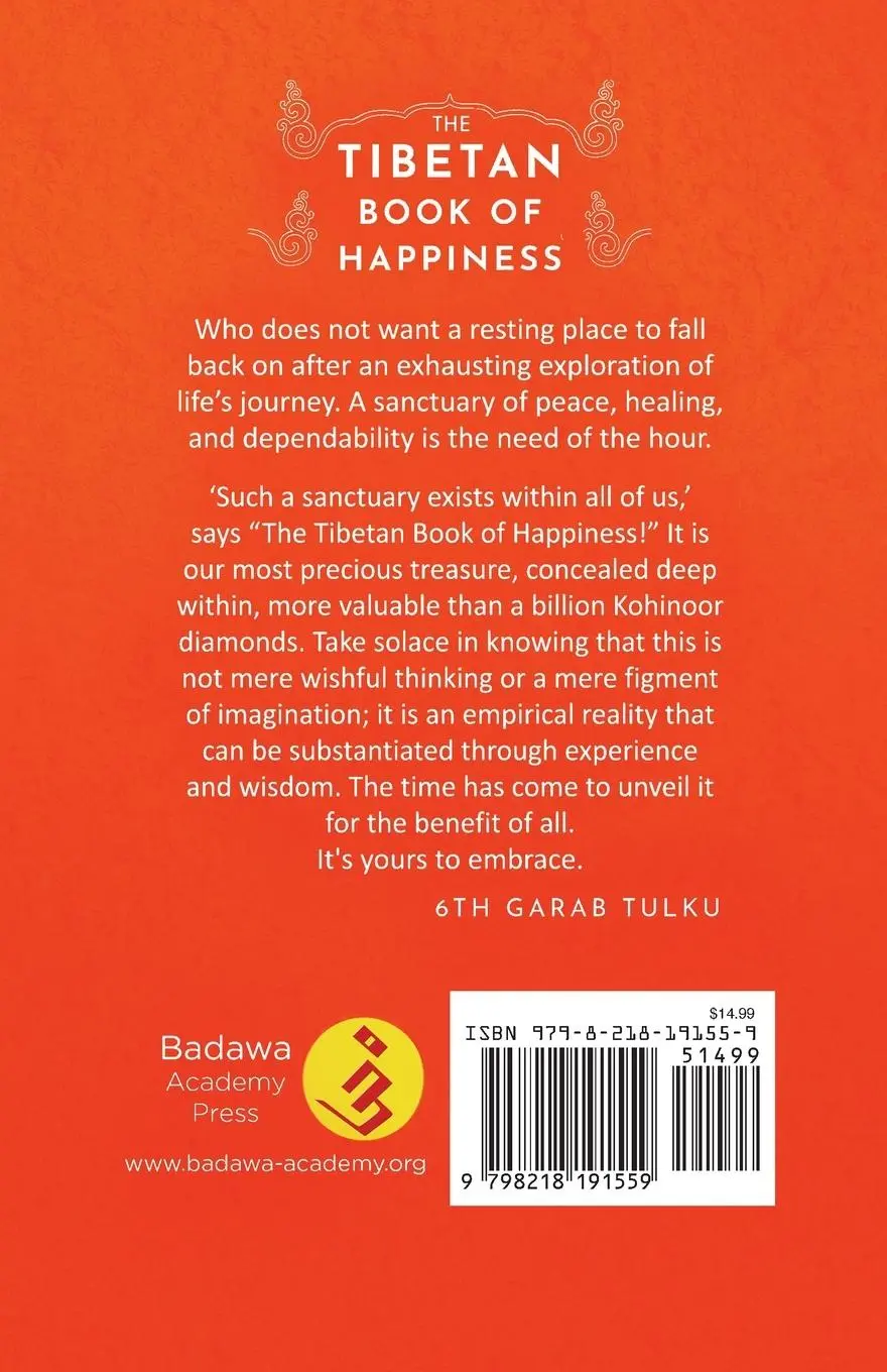 Rückseite: 9798218191559 | The Tibetan Book of Happiness | Dhonden | Taschenbuch | Englisch