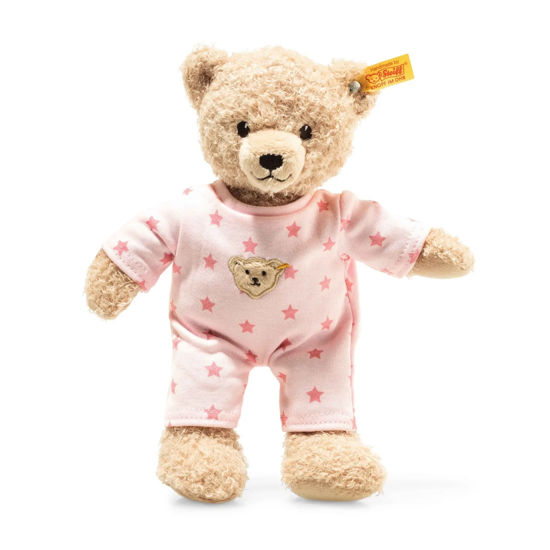 Cover: 4001505241659 | Steiff 241659 - Teddybär Mädchen Baby mit Schlafanzug, beige/rosa,...
