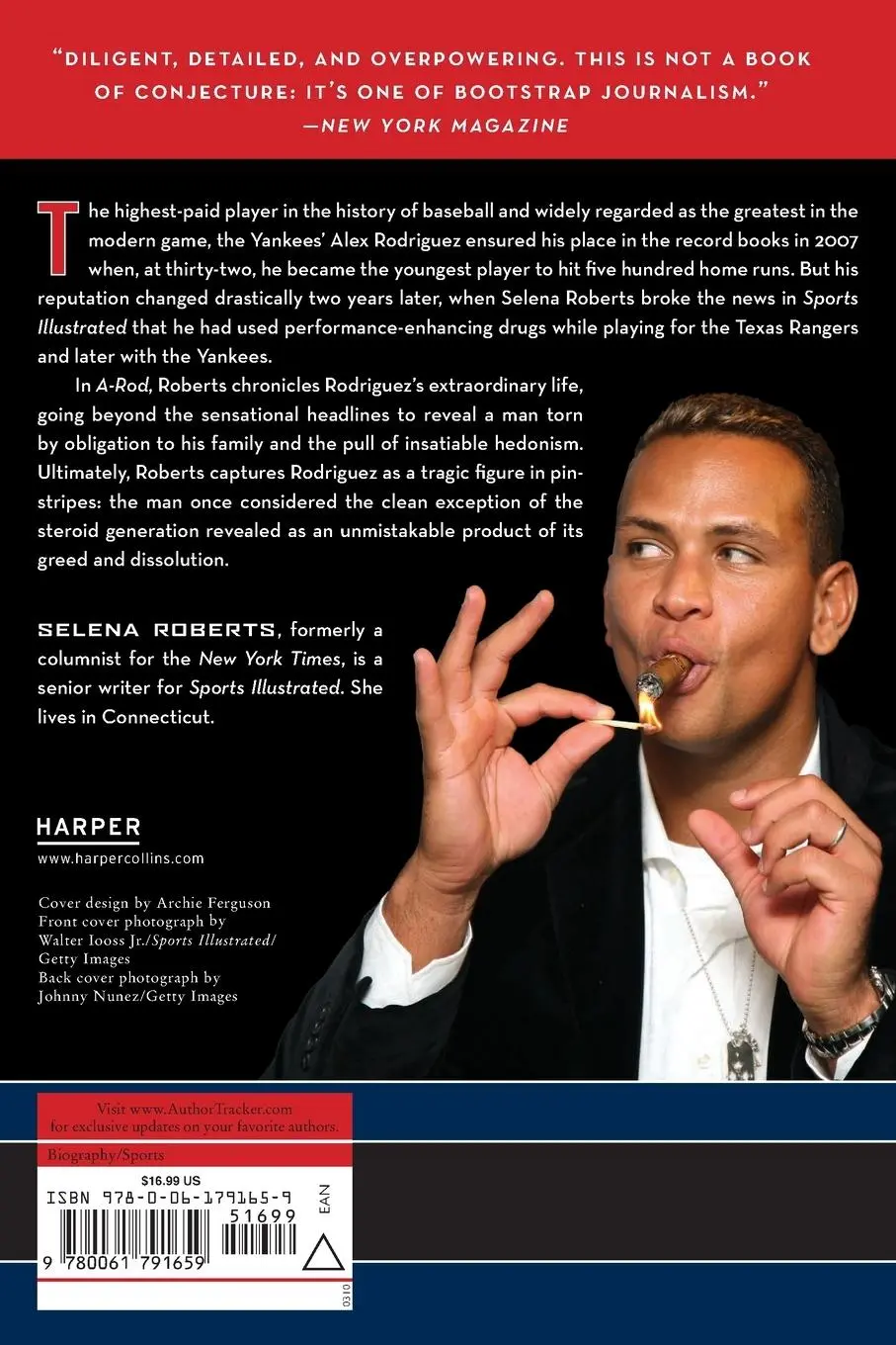 Rückseite: 9780061791659 | A-Rod | The Many Lives of Alex Rodriguez | Selena Roberts | Buch