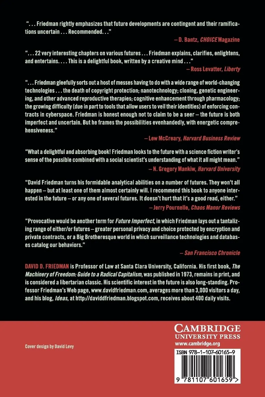 Rückseite: 9781107601659 | Future Imperfect | David D. Friedman | Taschenbuch | Englisch | 2011