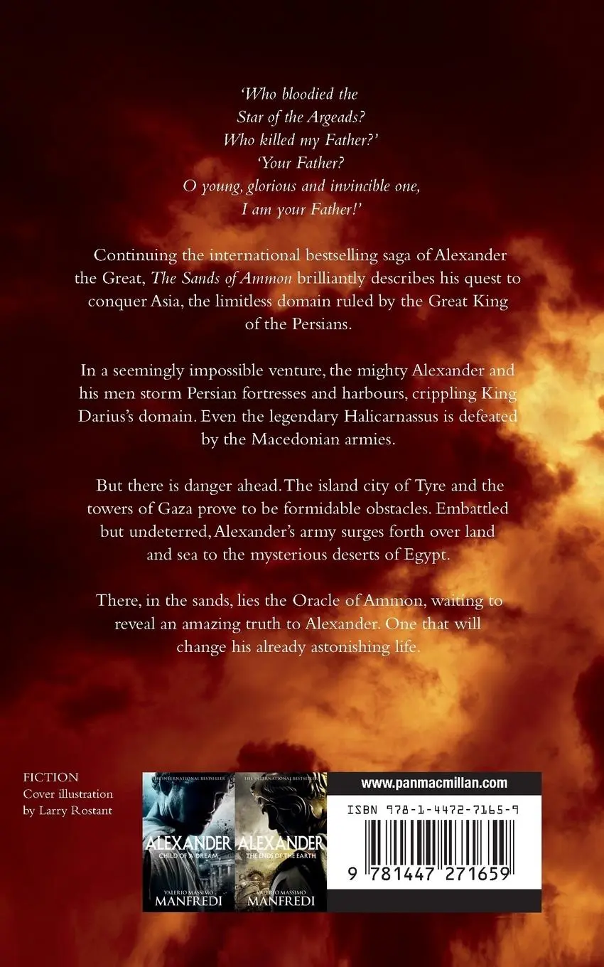 Rückseite: 9781447271659 | The Sands of Ammon | Valerio Massimo Manfredi | Taschenbuch | Englisch