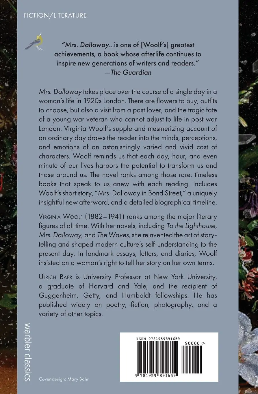 Rückseite: 9781959891659 | Mrs. Dalloway (Warbler Classics Annotated Edition) | Virginia Woolf