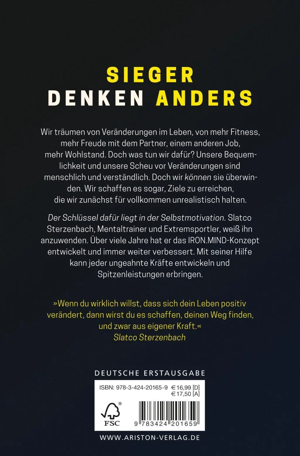 Bild: 9783424201659 | Change als Chance | Veränderung erfolgreich gestalten | Sterzenbach