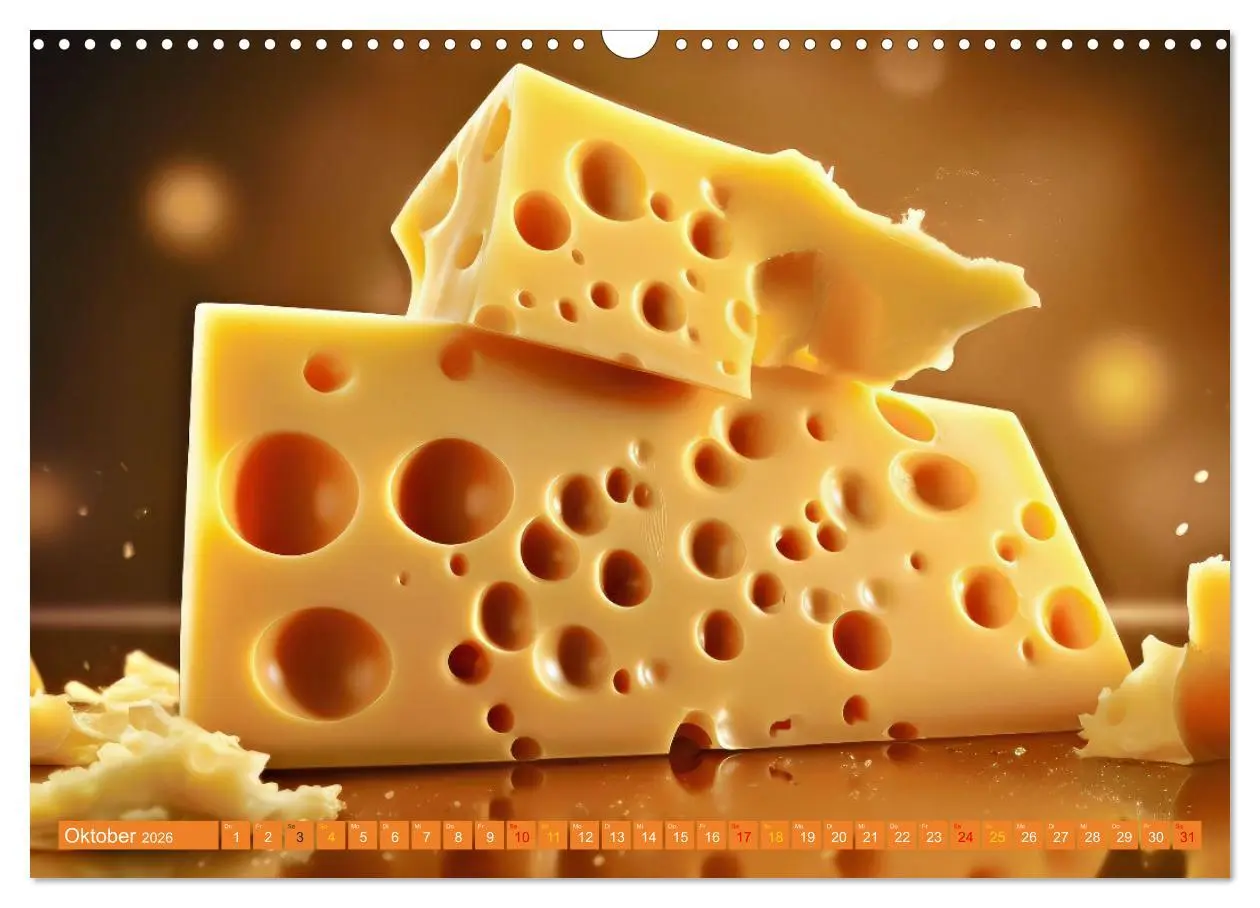 Bild: 9783457281659 | Gourmet Käse - und Weingenuss (Wandkalender 2026 DIN A3 quer),...