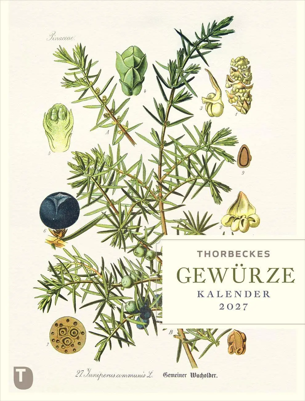 Cover: 9783799521659 | Thorbeckes Gewürze-Kalender 2027 | Kalender | 56 S. | Deutsch | 2027
