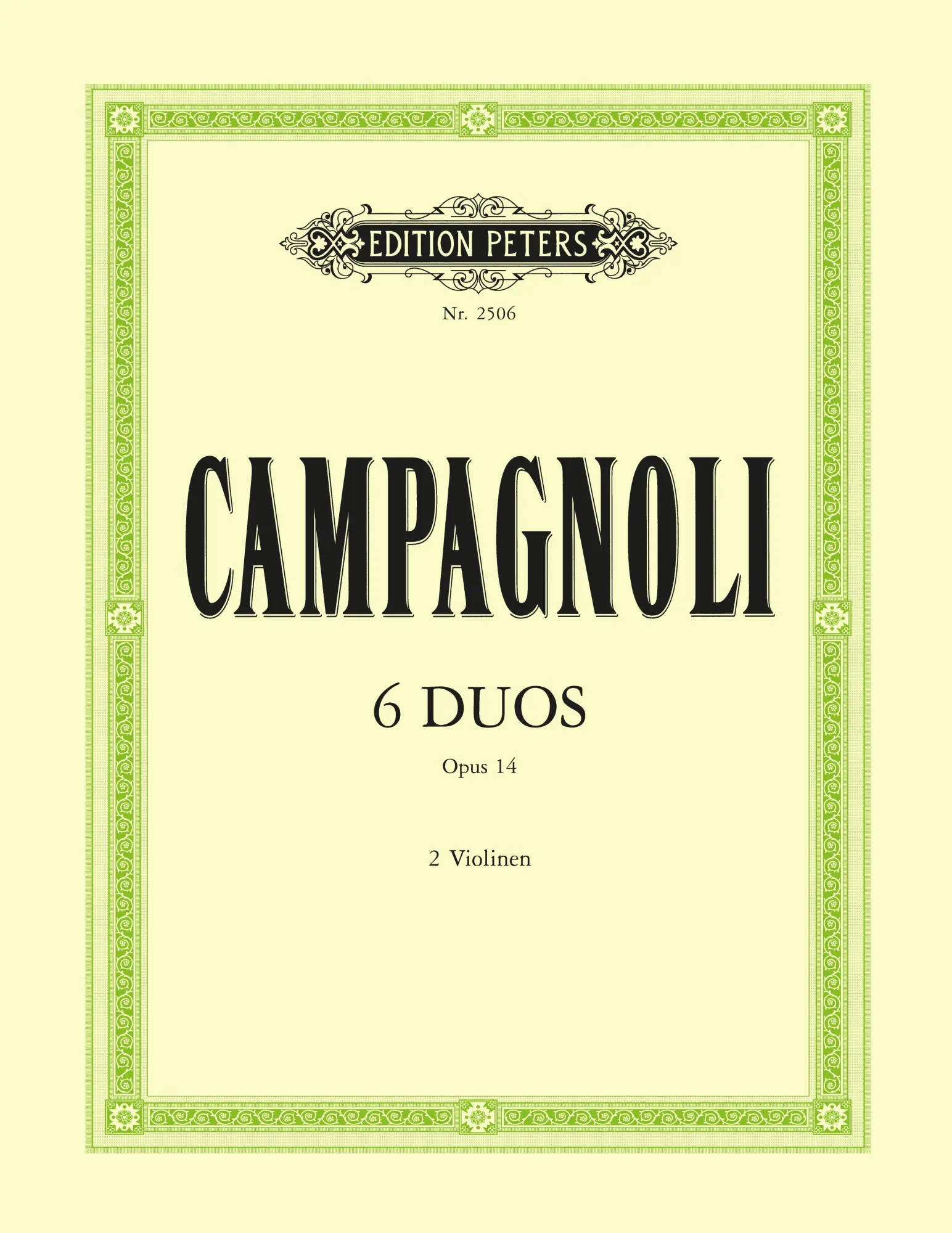 Cover: 9790014011659 | 6 Duos, Op. 14 | Friedrich Hermann | Broschüre | Buch | Deutsch | 2001