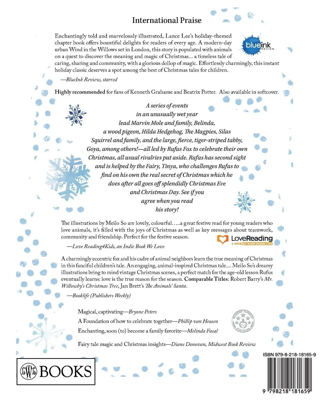 Rückseite: 9798218181659 | The Tale Of The Animals' Christmas In Crouch End | Lance Lee | Buch