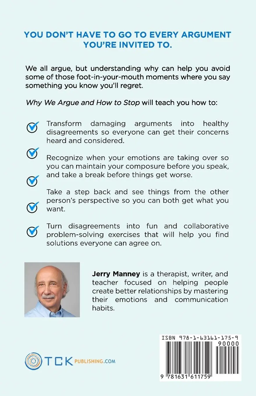 Rückseite: 9781631611759 | Why We Argue and How to Stop | Jerry Manney | Taschenbuch | Englisch