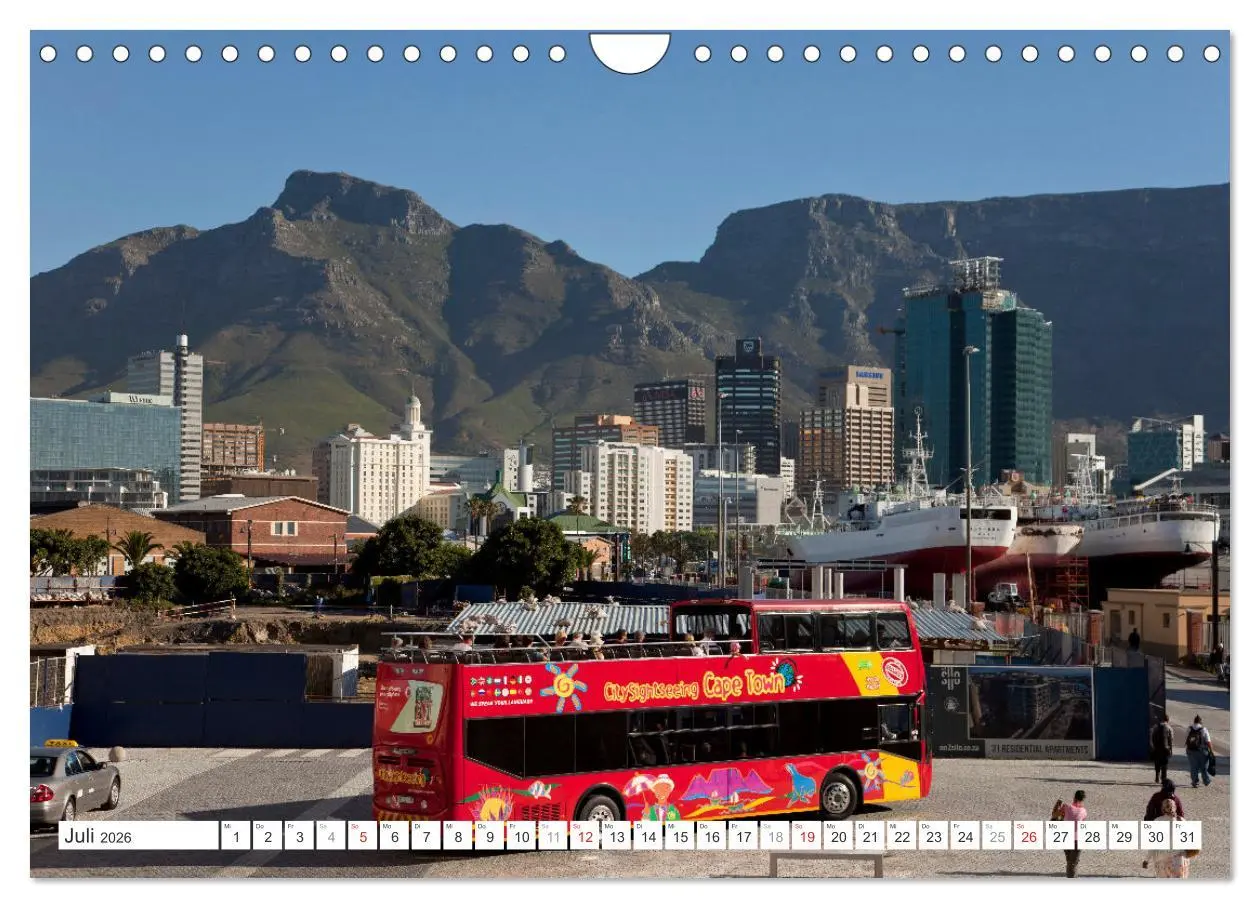 Bild: 9783457341759 | Südafrika - Kapstadt (Wandkalender 2026 DIN A4 quer), CALVENDO...