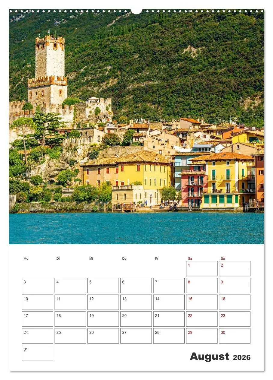 Bild: 9783516291759 | Malcesine am Gardasee - Impressionen (Wandkalender 2026 DIN A2...