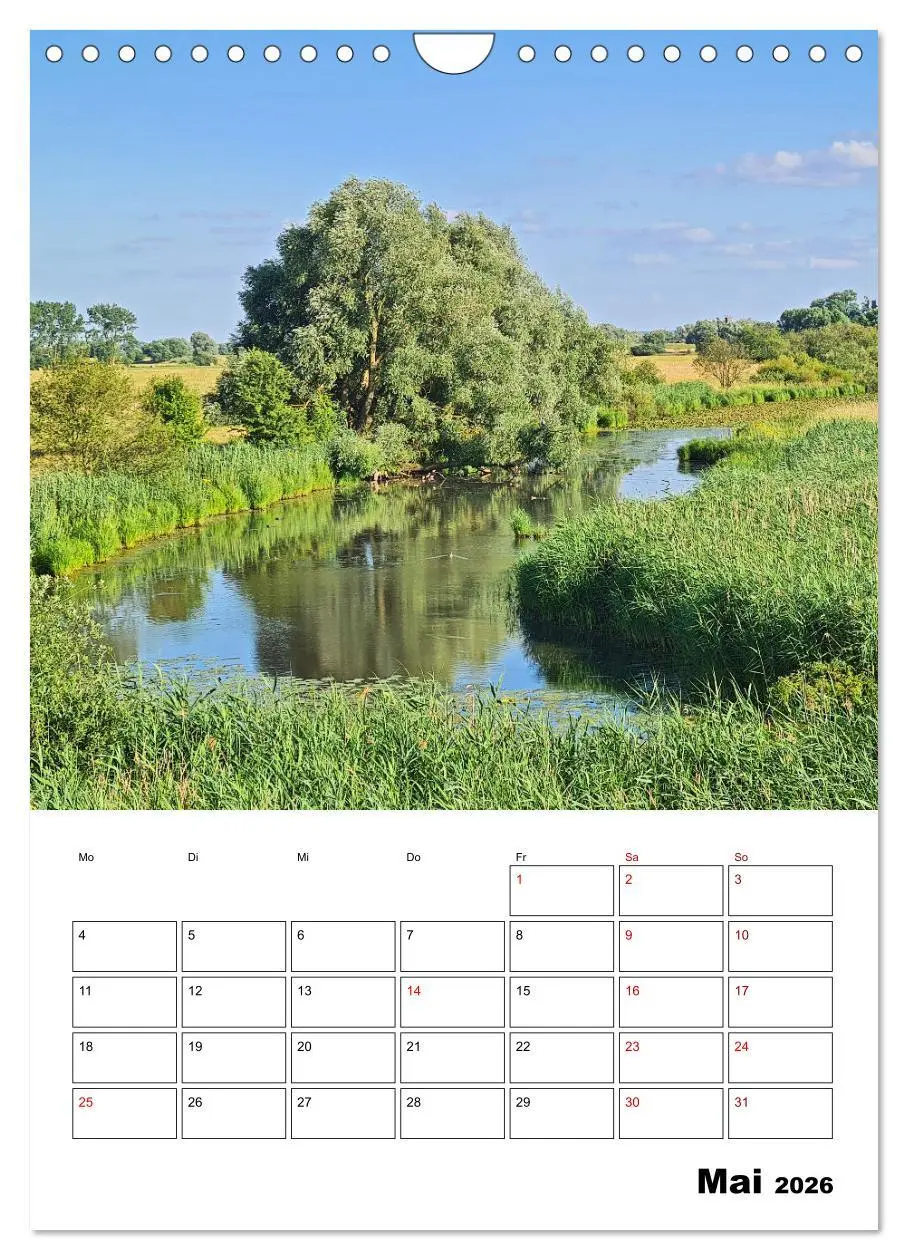 Bild: 9783516361759 | Boizenburg am Elberadweg (Wandkalender 2026 DIN A4 hoch), CALVENDO...