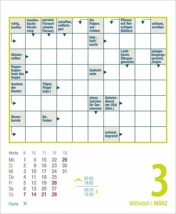 Bild: 9783819301759 | Kreuzworträtsel 2027 | Korsch Verlag | Kalender | 328 S. | Deutsch