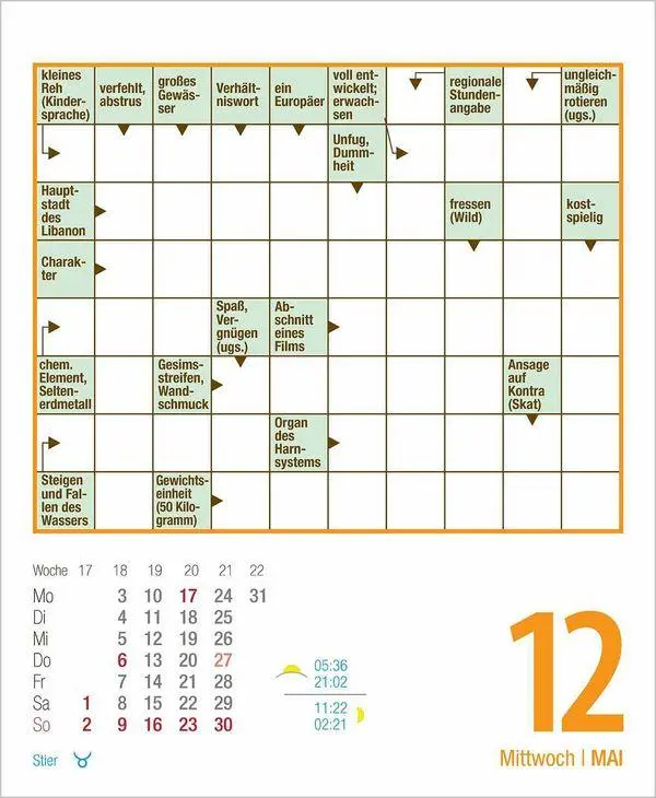 Bild: 9783819301759 | Kreuzworträtsel 2027 | Korsch Verlag | Kalender | 328 S. | Deutsch