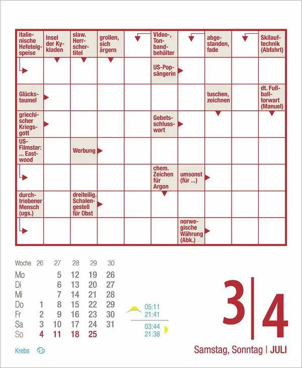 Bild: 9783819301759 | Kreuzworträtsel 2027 | Korsch Verlag | Kalender | 328 S. | Deutsch