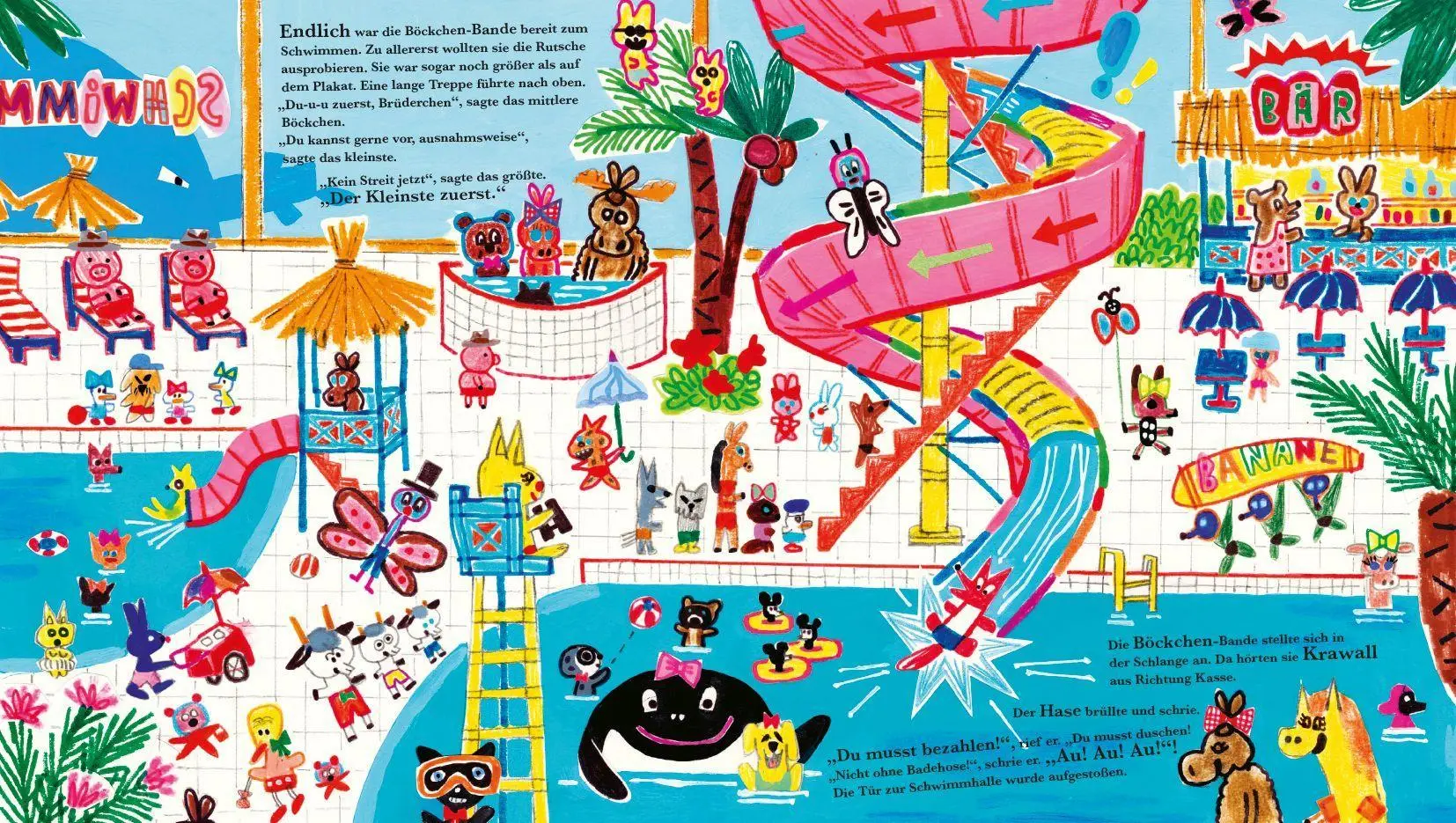Bild: 9783954701759 | Die Böckchen-Bande im Schwimmbad | Bjørn F. Rørvik | Buch | 48 S.