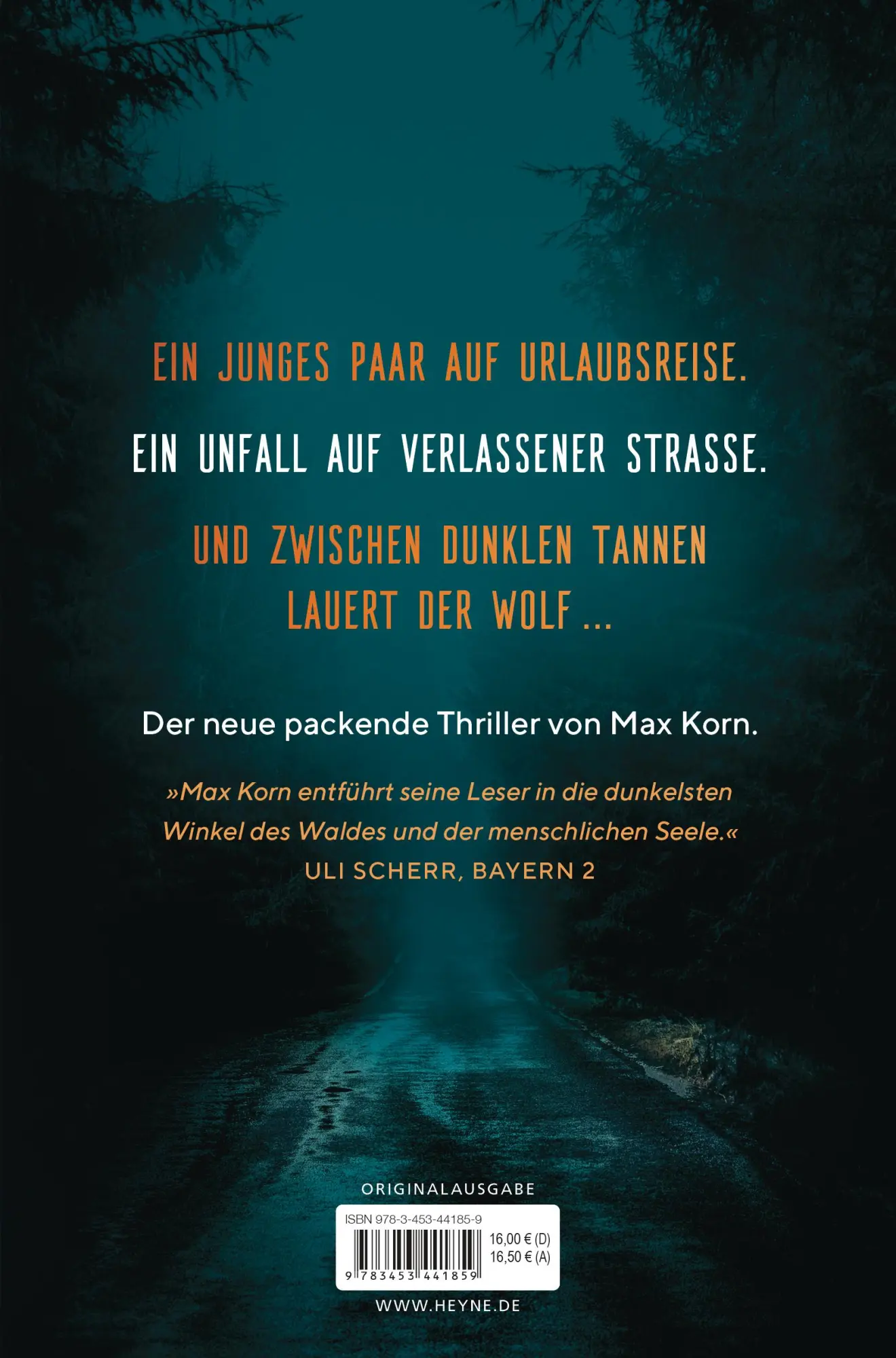 Bild: 9783453441859 | Wolfsgier | Roman - Thriller | Max Korn | Taschenbuch | 320 S. | 2024