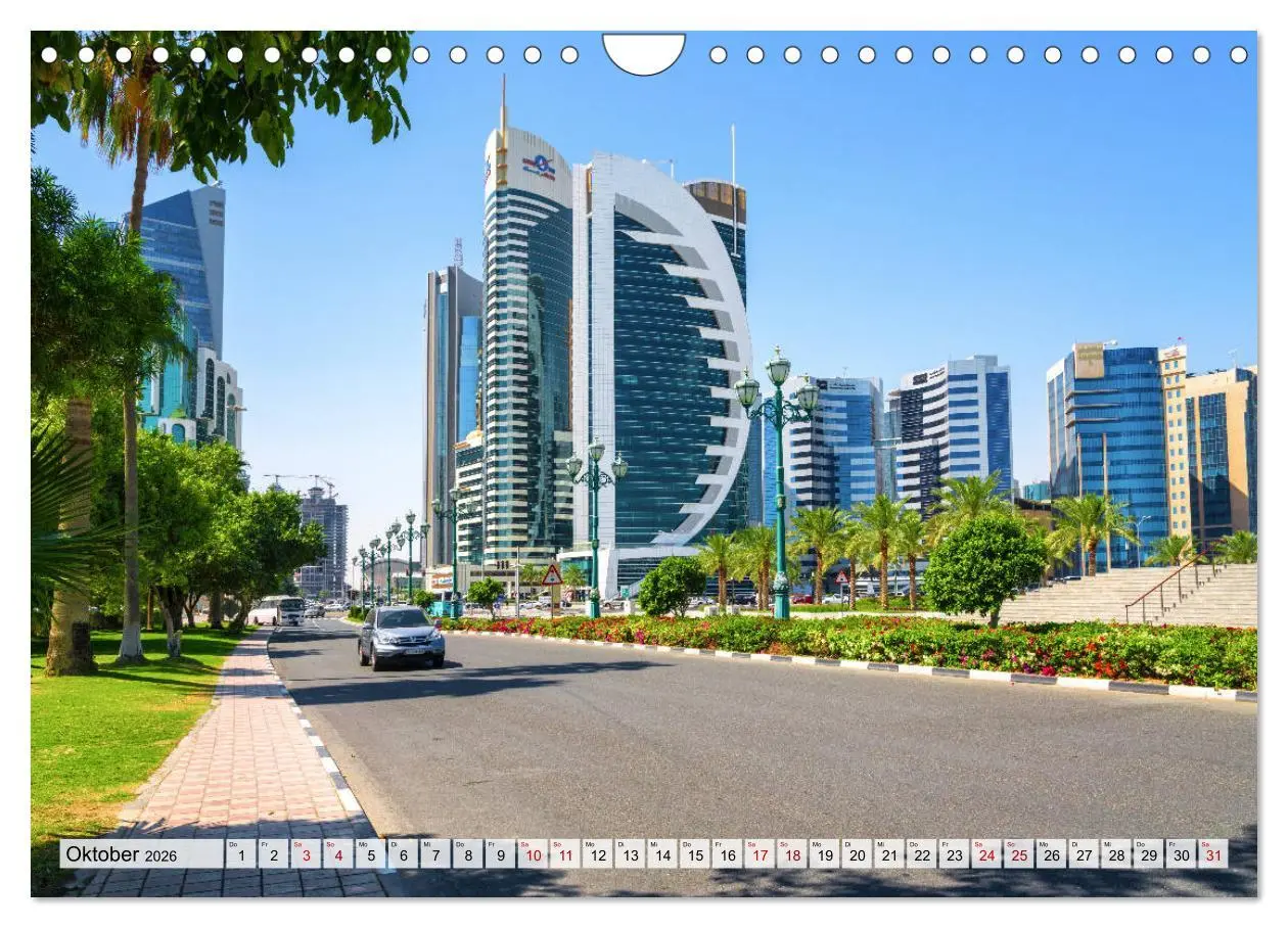 Bild: 9783457711859 | Doha - Hauptstadt von Katar (Wandkalender 2026 DIN A4 quer),...
